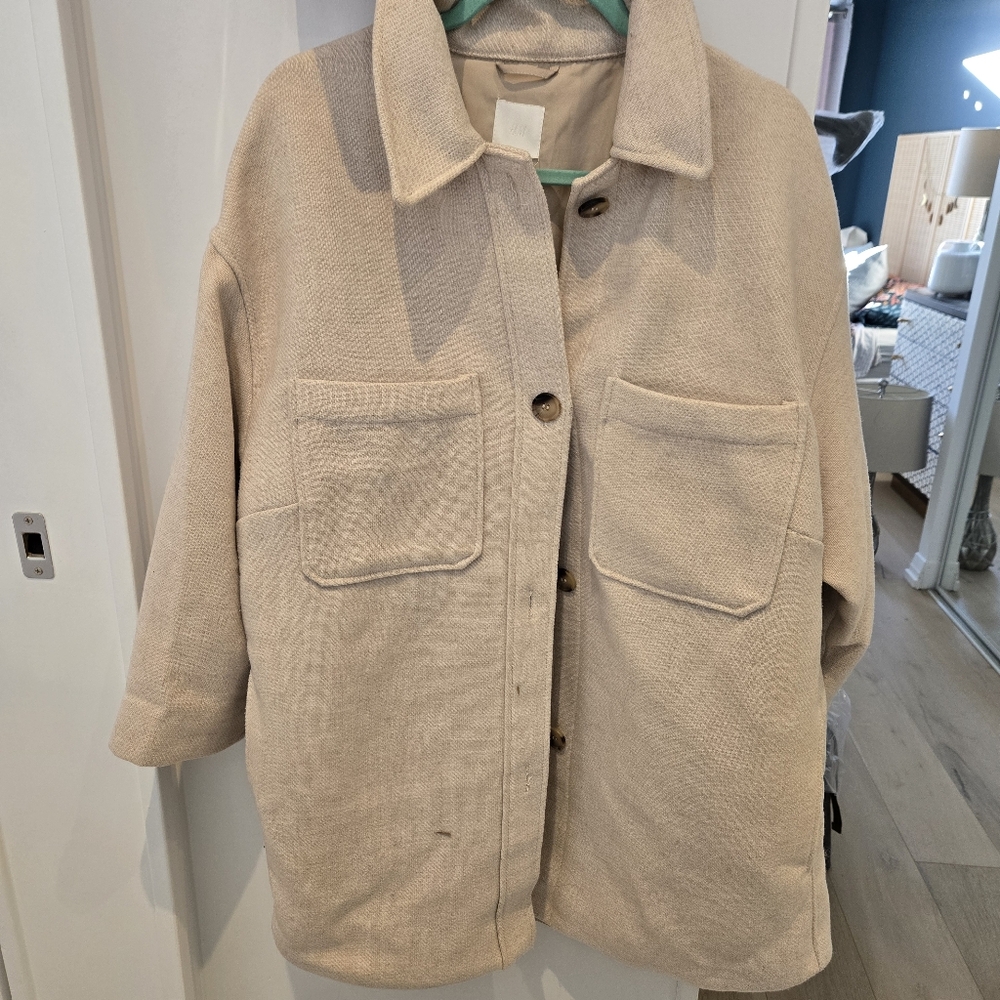 Women's Cream Jacket PTOP 24" L 36"